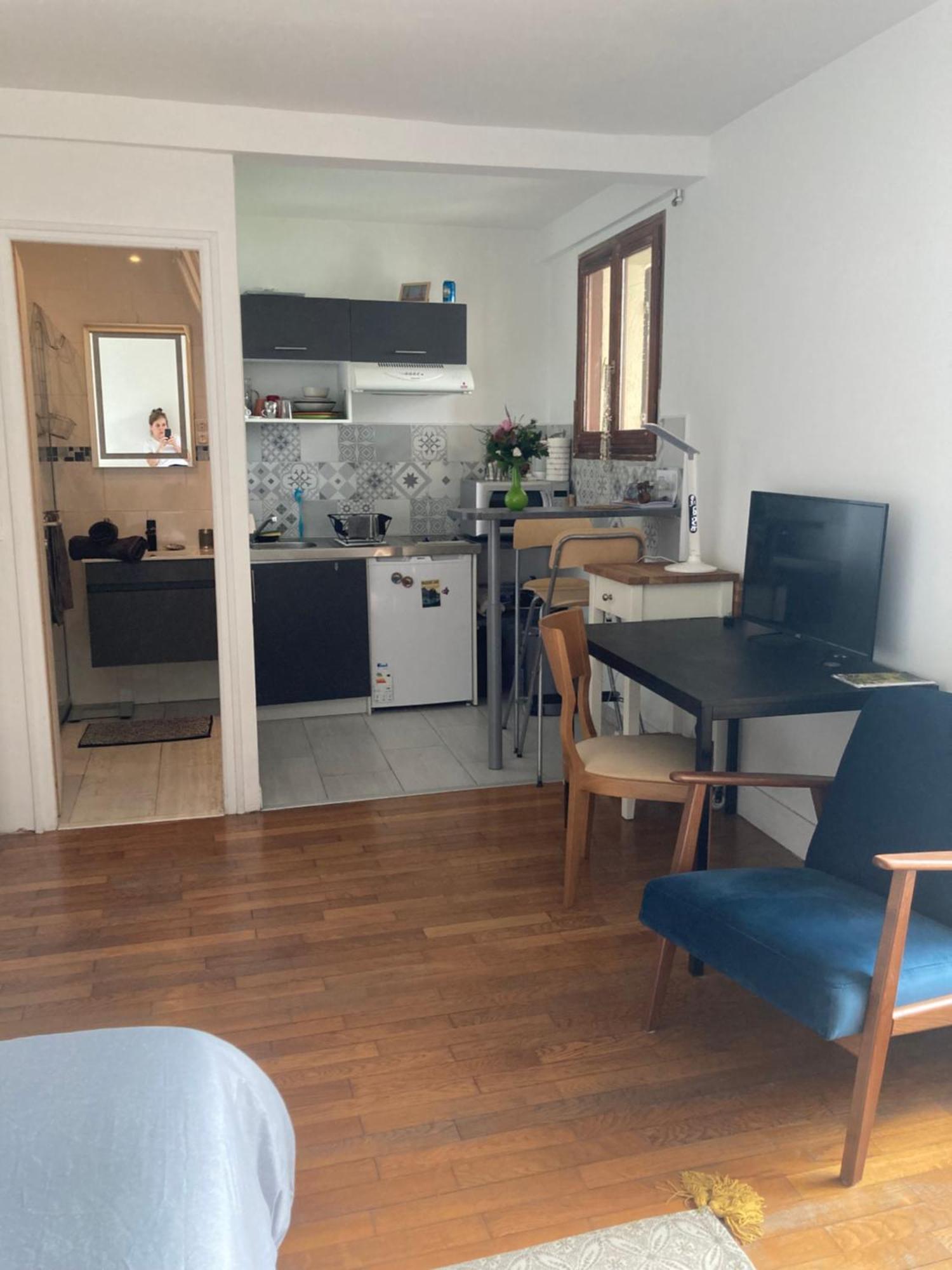 Studio Avec Terrasse Sur Jardin Фонтене-су-Буа Экстерьер фото