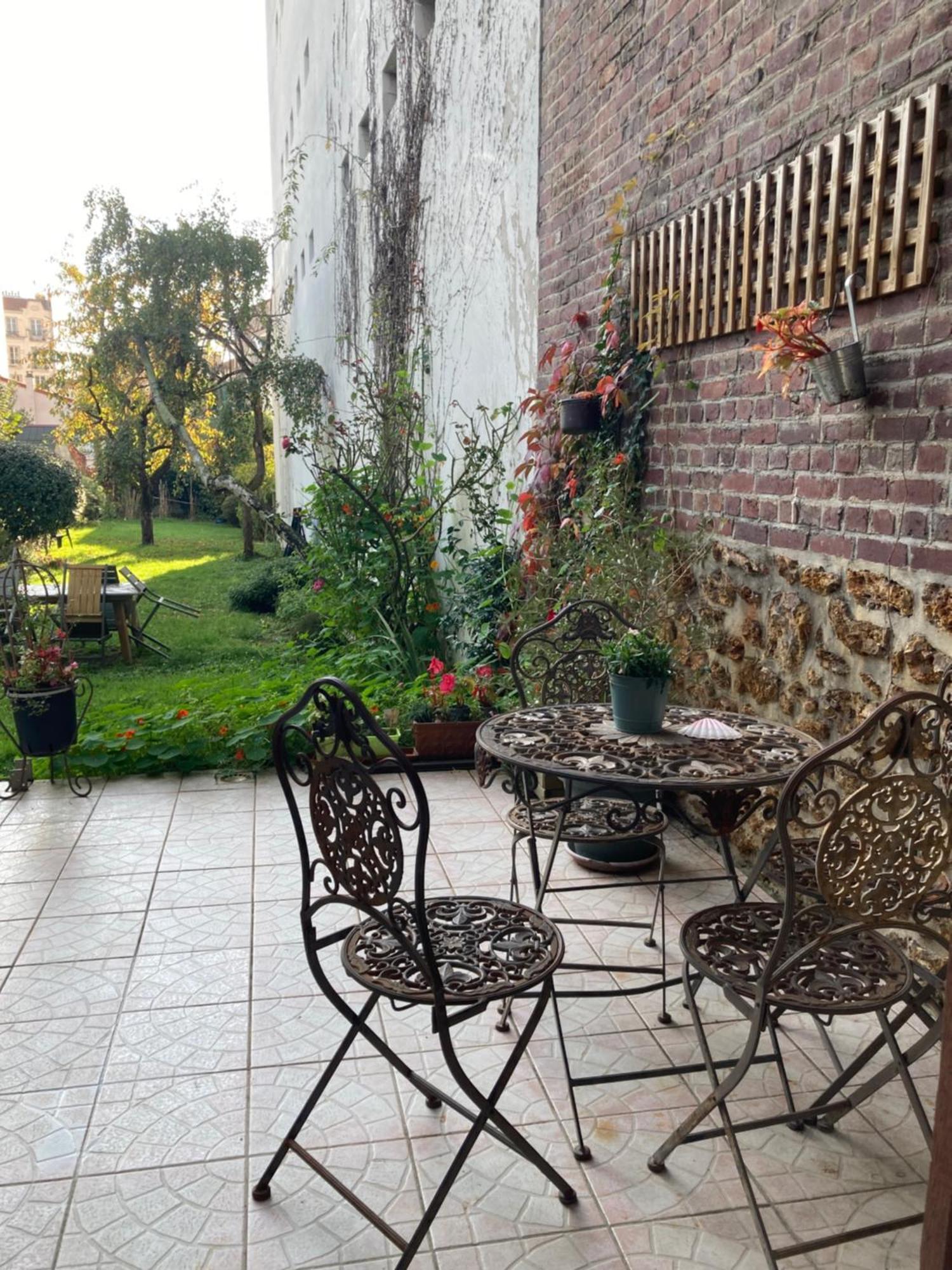 Studio Avec Terrasse Sur Jardin Фонтене-су-Буа Экстерьер фото